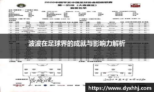 波波在足球界的成就与影响力解析